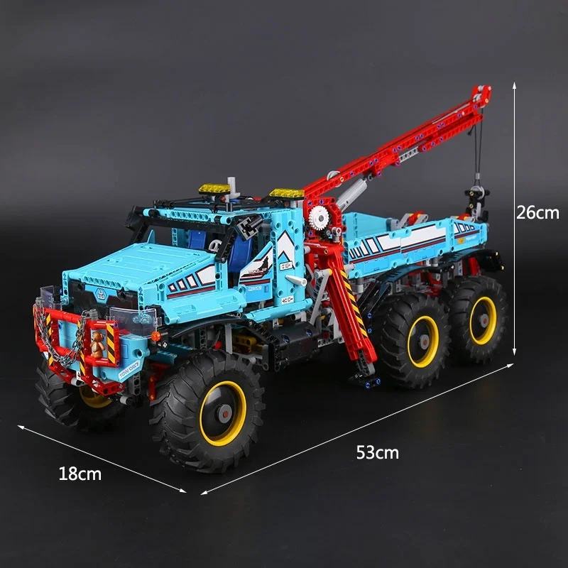 90038 The Ultimate All Terrain 6X6 Remote Control Truck Set 20056 Building Blocks Bricks Toys Compatible with 42070