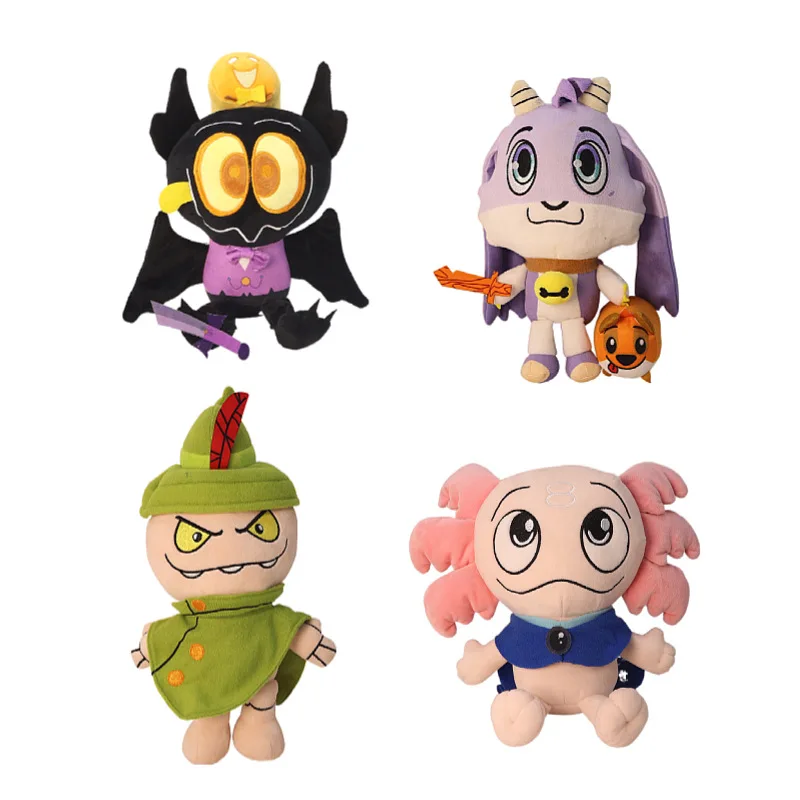 

Rhythm Adventure Buddy Plush Set Goat Hero & Owl, Music Game Themed Cartoon Dolls Cute Collectible Gift