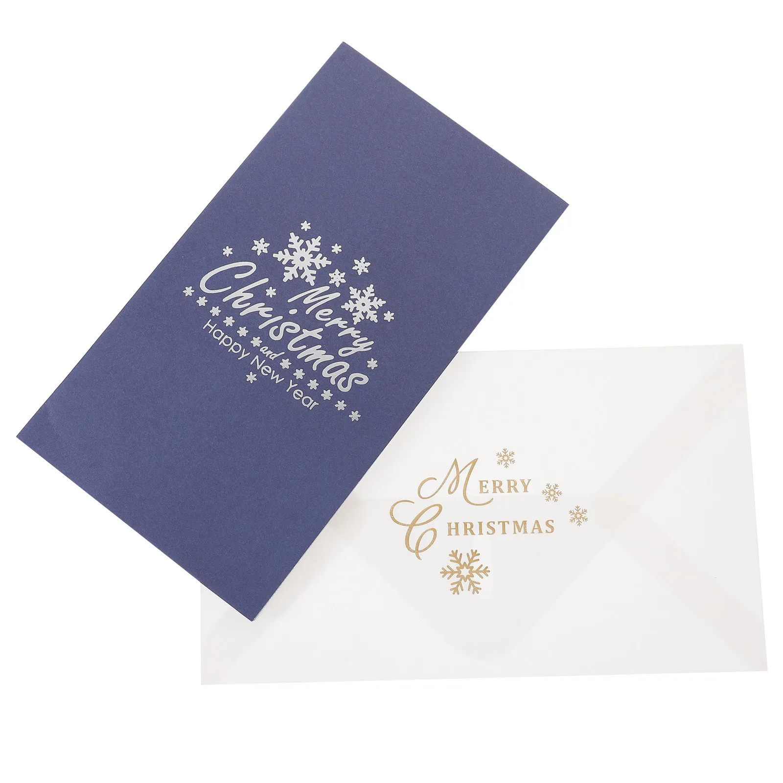 Handmade -Up Christmas Tree Greeting Card Sturdy Smooth Writing Blessing Card for Birthday Festival Decoration