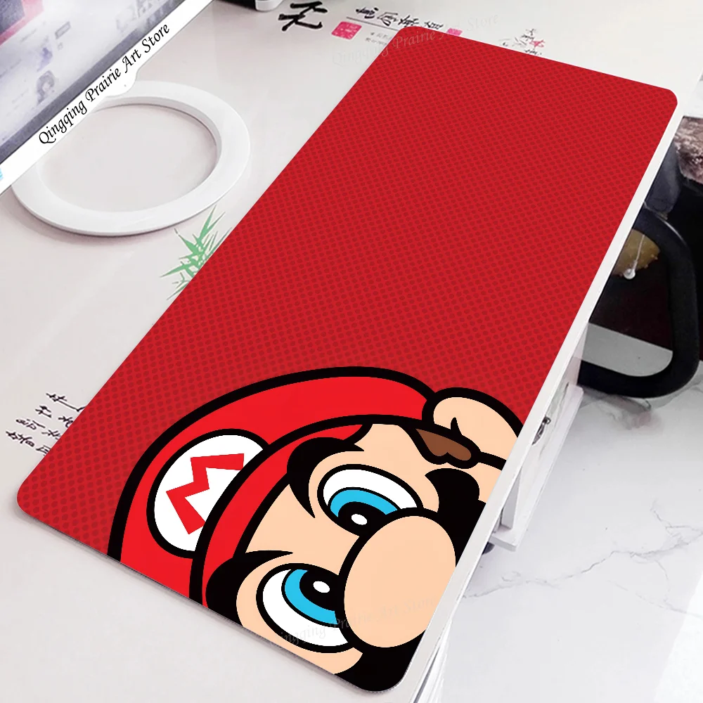 HD S-Super M-Mario Mousepad Large Gaming Mouse Pad LockEdge Thickened Computer Keyboard Table Desk Mat