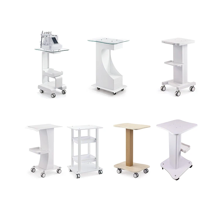 Beauty Trolley 4 Wheels Rolling Pull Barber Trolley Stand For Beauty Equipment Salon