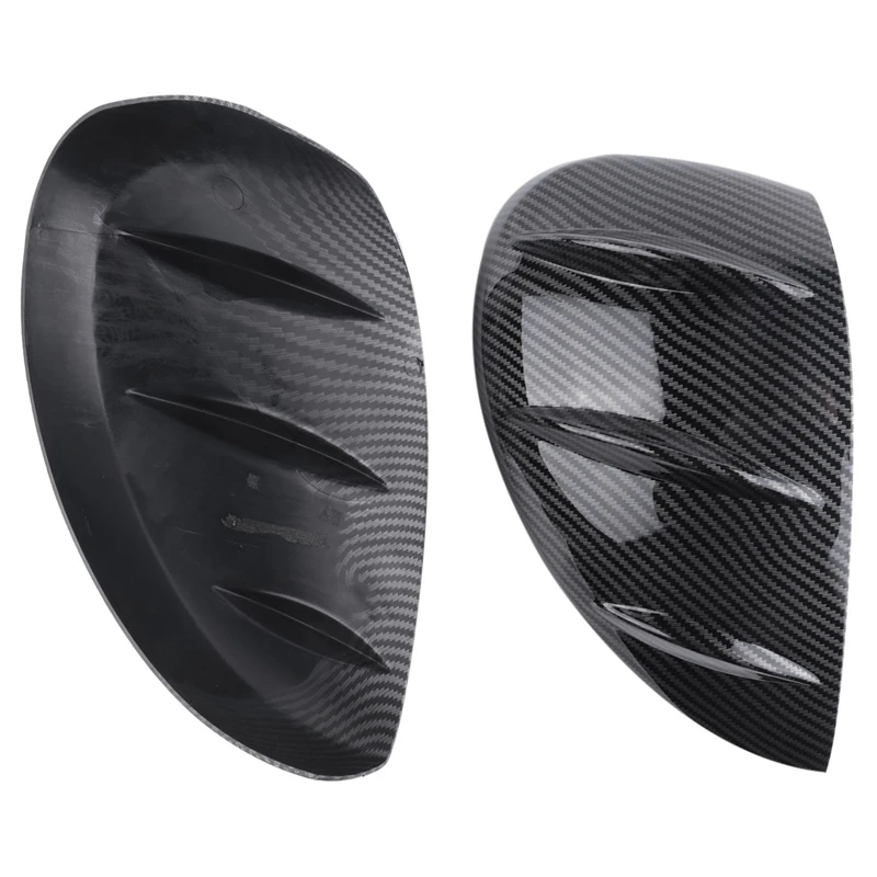 

2X Car Rearview Mirror Cover Wing Side Mirror Cap Shell Case Trim For Honda Civic 11Th Gen 2021-2023 Carbon Fiber Look