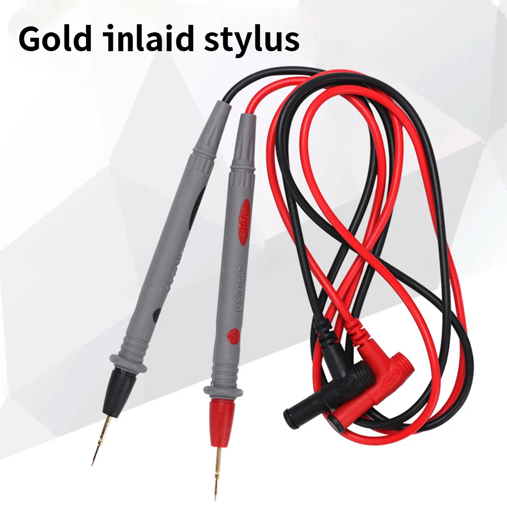 Multimeter Testing Probe Portable Replacement Ergonomic Nonslip Heats-resistant Insulative Ammeter Needle Tool Clip