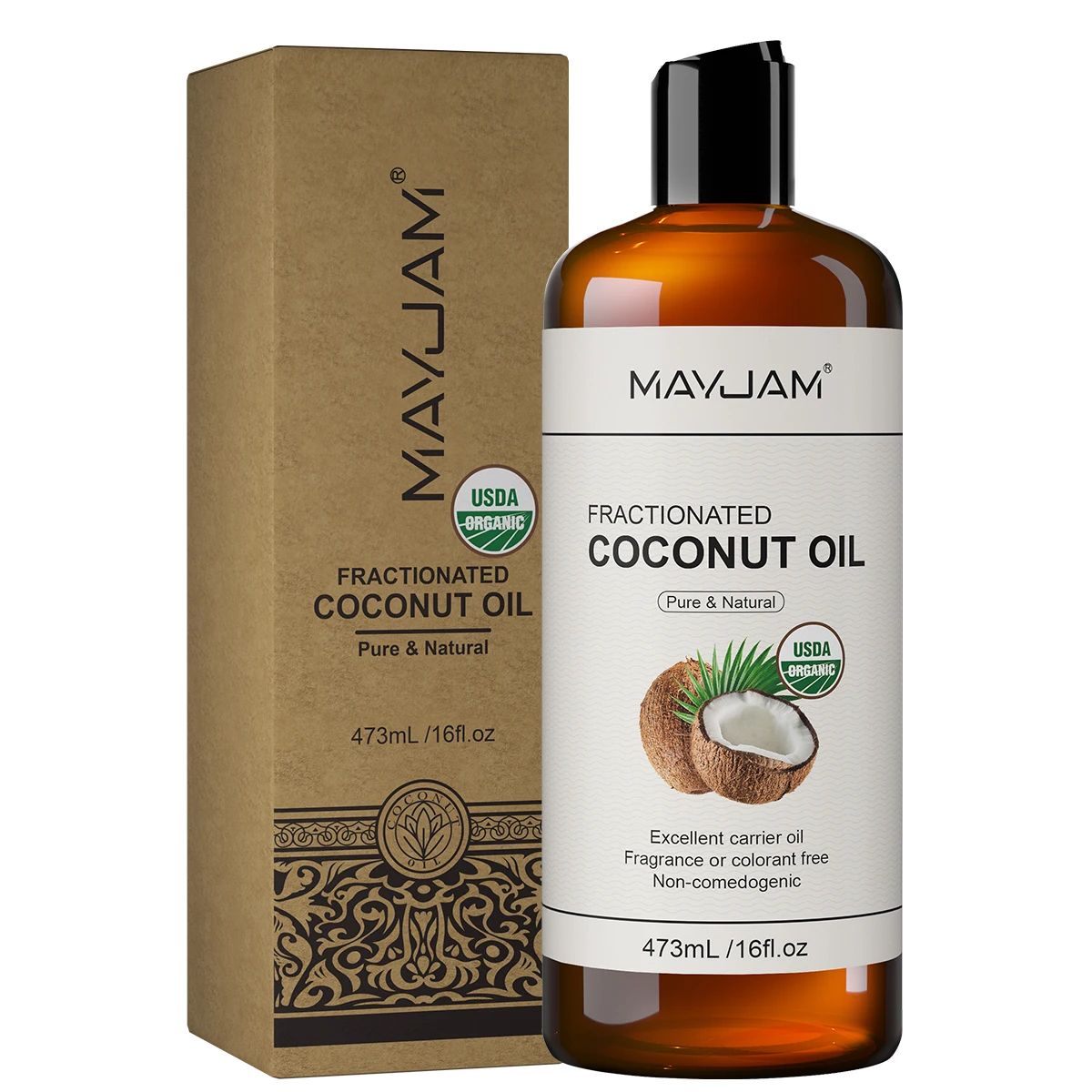 MAYJAM 473ml Pure Organic Cast - Castor Oil Cold Press ulasan dan harga