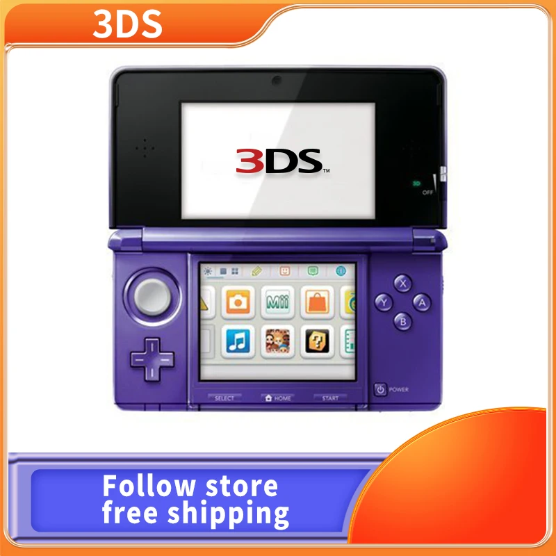 Original Refuebished 3DS 3DSXL 3DSLL handheld game console free games nitendo 3ds new3ds xl 32GB/64gb/128gb