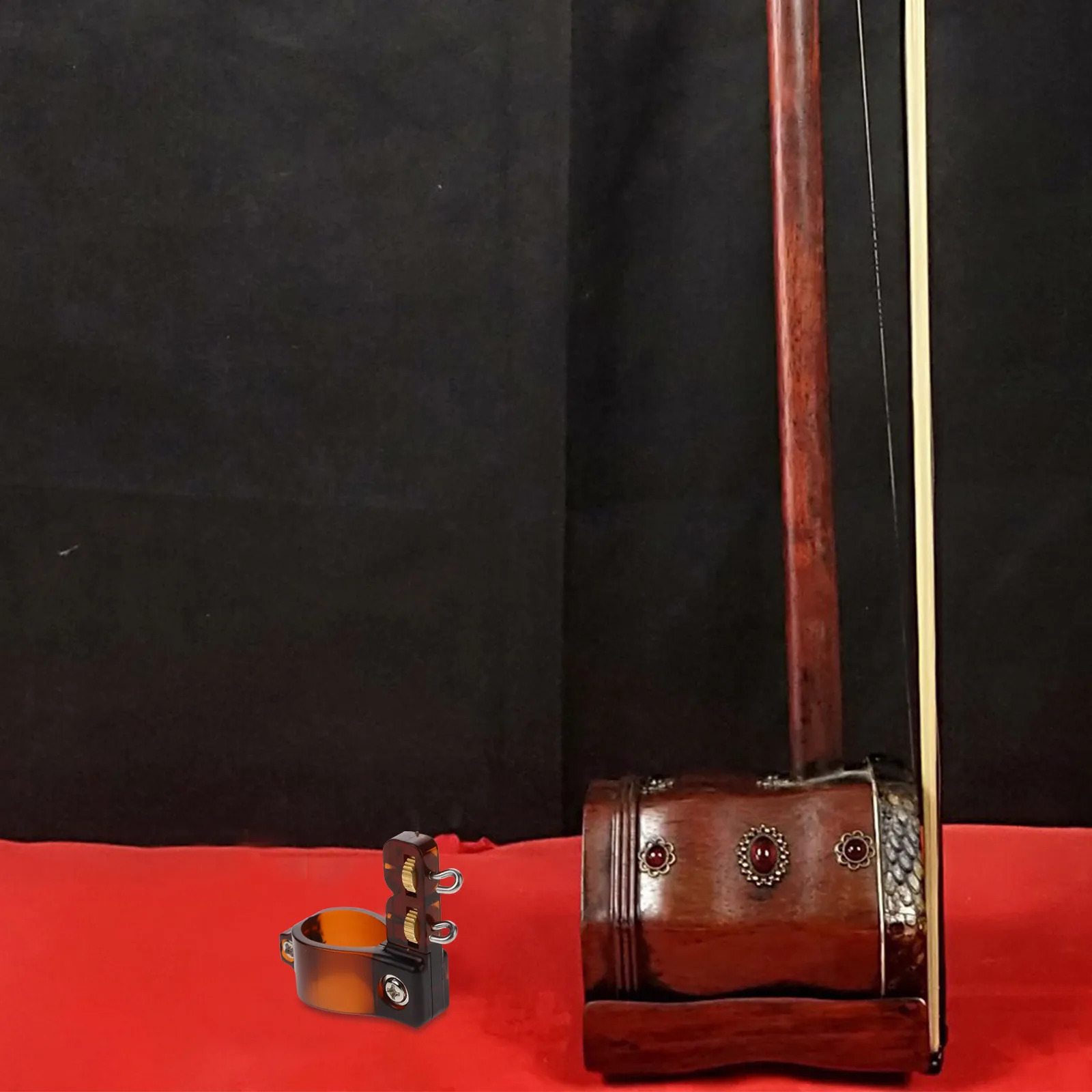 

Instrument Erhu Qianjin Fine Adjustment Replacement Parts For Brass Chocolate Resin