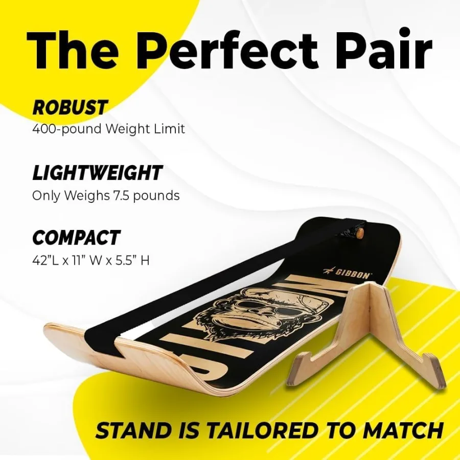 لوح التوازن SlackBoard GiBoard للبالغين مثالي للتدريب المنزلي في صالة الألعاب الرياضية والتمارين الرياضية الأساسية والمكتب واليوجا Agi #2