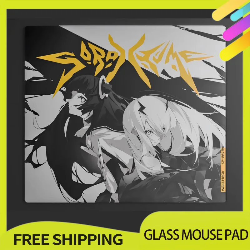 Wallhack Glass Mouse Pad Sp-004twinpad Sorayume Upgrade Coated Full Coverage Primer Gaming Large Desk Mat Limited Edition Custom