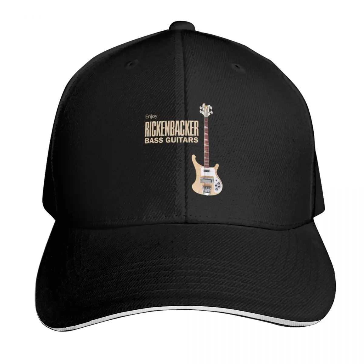Camiseta esencial Enjoy Rickenbacker Bass Guitars, gorra de béisbol, sombrero de senderismo, sombrero derby, gorras personalizadas, visera de playa para mujer, visera de playa para hombre