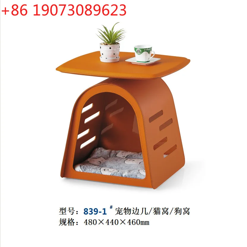 

Итальянская минималистичная прикроватная тумбочка для спальни, круглая, бесшумная, для гостиной, с элементами из натуральной кожи, ручной работы.