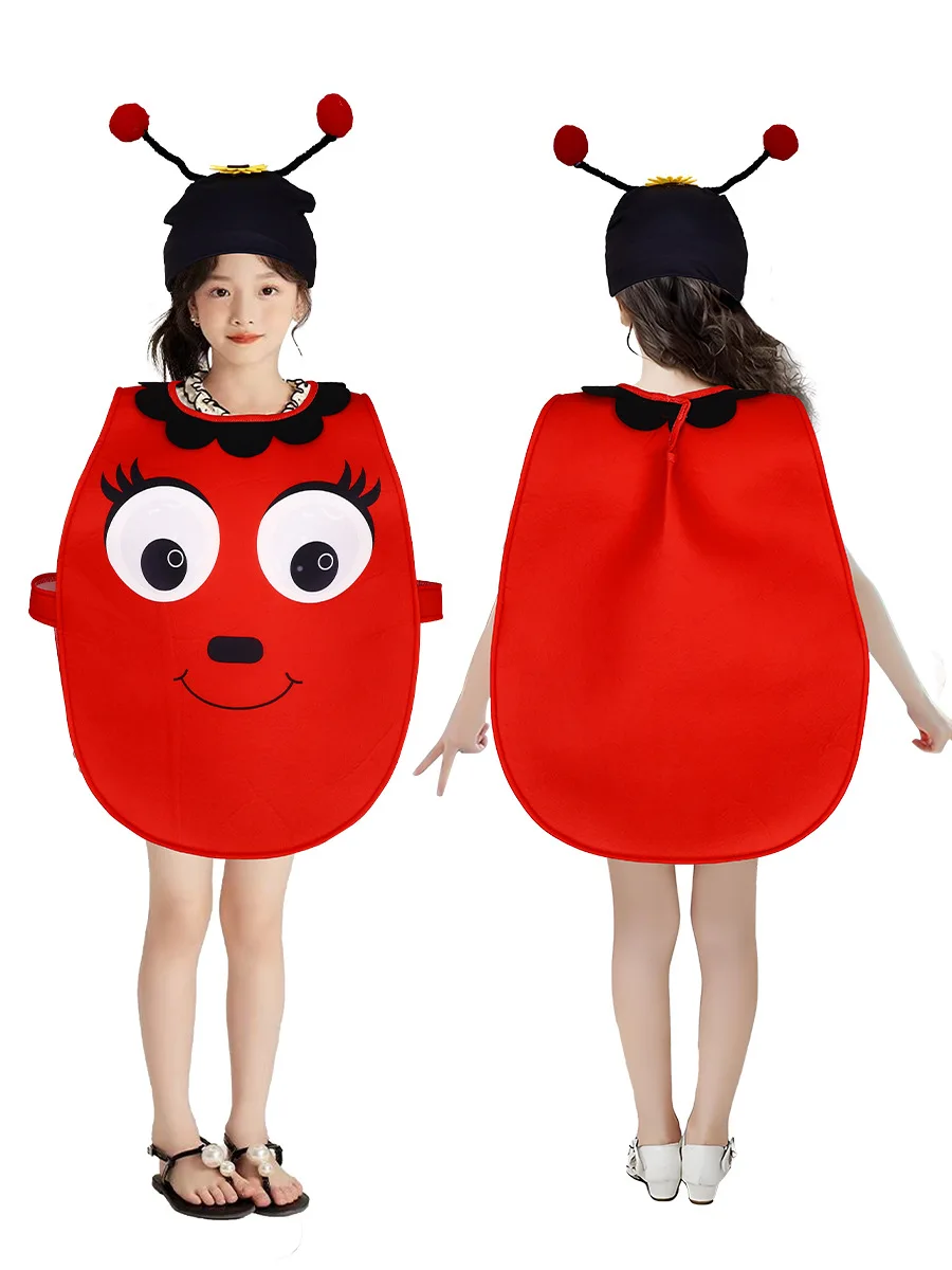 

Карнавал Хэллоуин кошки пчелы косплей помидоры тыквы костюм детский сад сценическая сиамская композитная губка