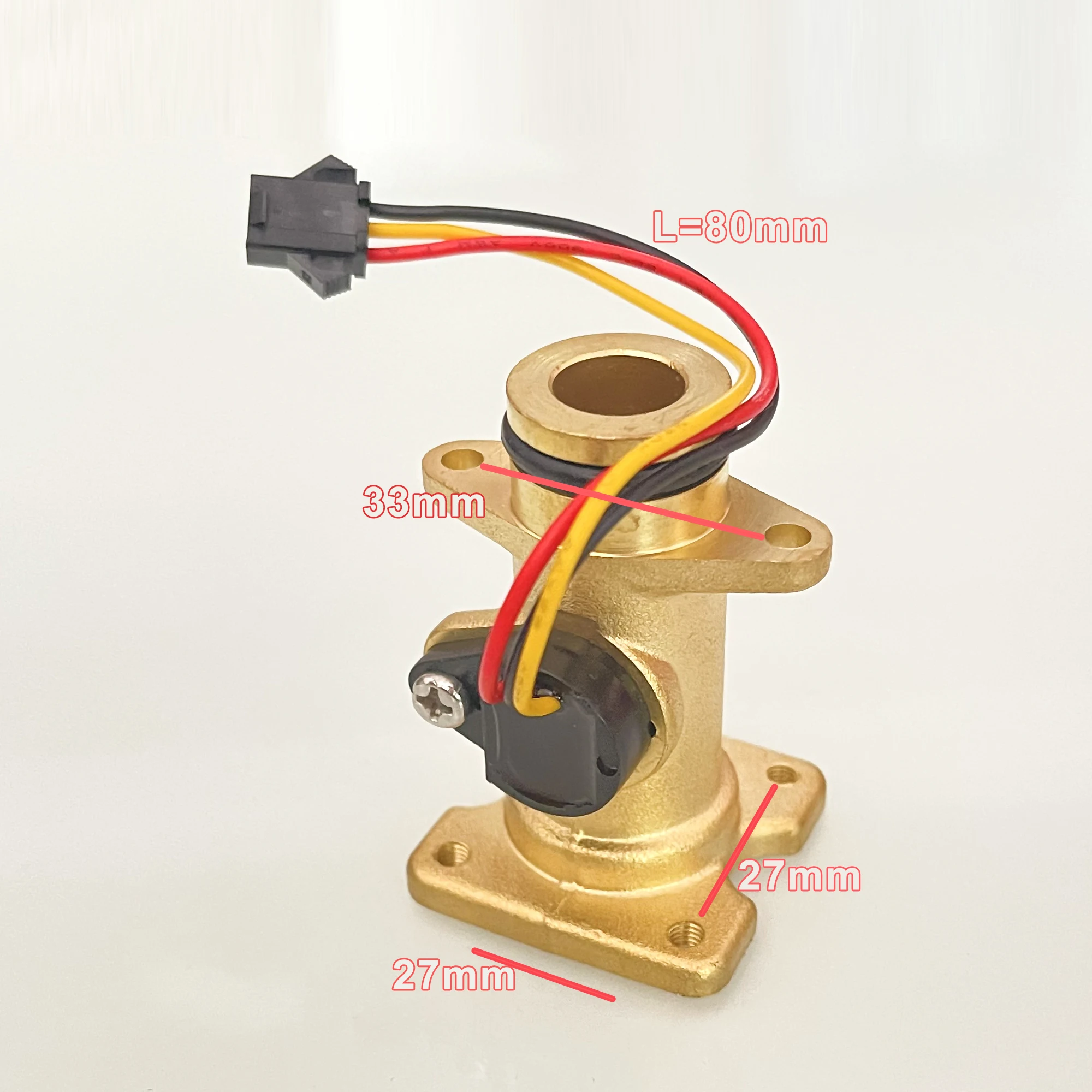Water heater water flow sensor made of brass material with the same appearance Universal wall mounted boiler water flow sensor