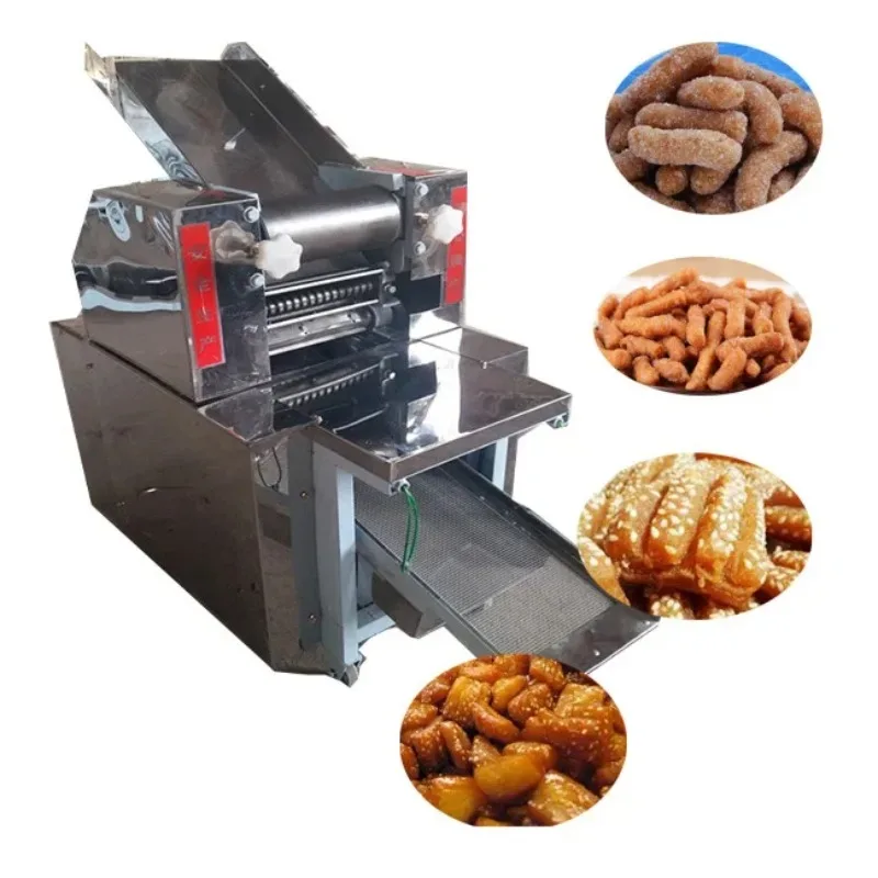 Automatic Glutinous Rice Stick Shaping Machine, Three-Knife Type Sesame Stick Snack Food Machinery