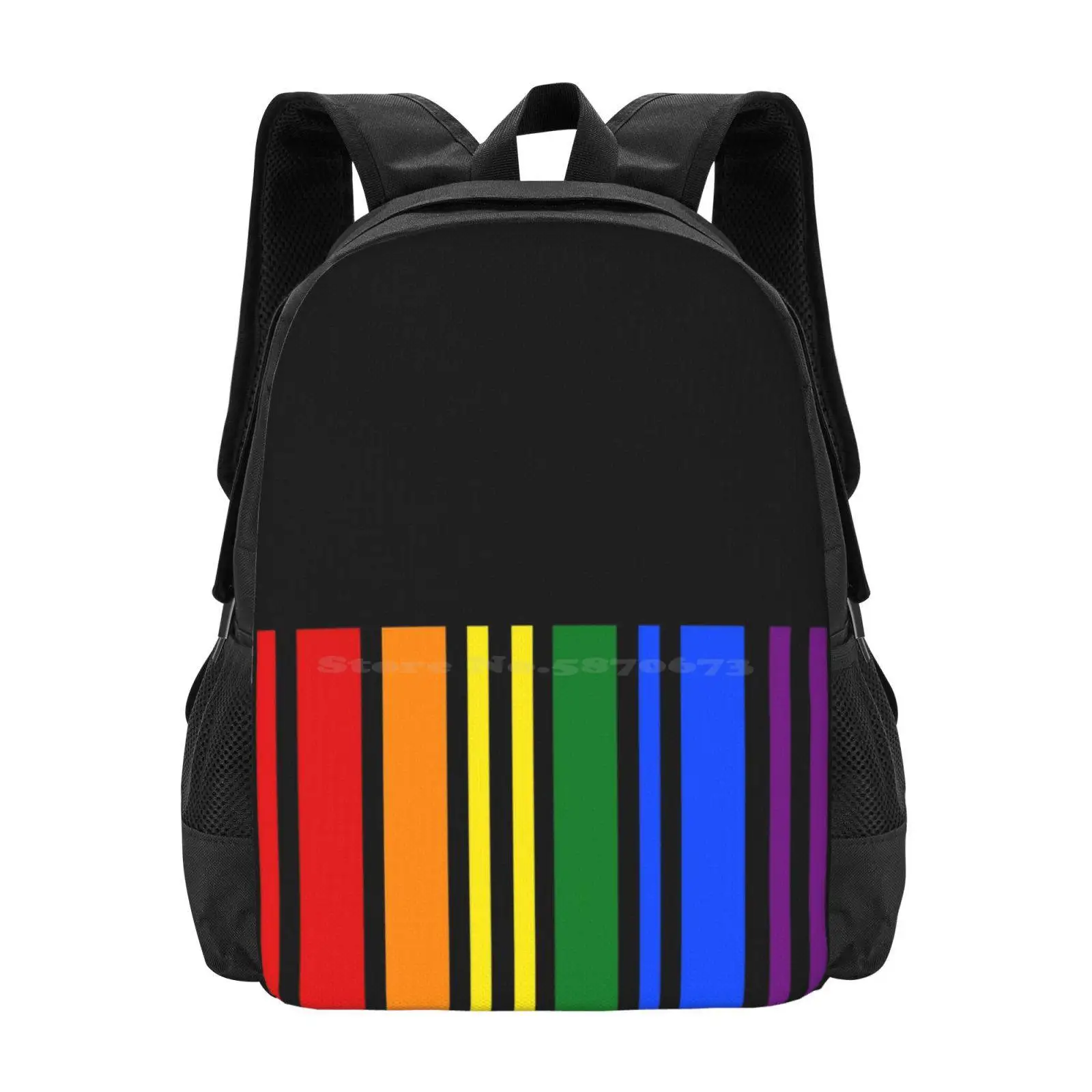 Lgbt Rainbow Barcode - Pride Dna - Being Gay Is In My Dna Hot Sale Schoolbag Backpack Fashion Bags Lesbian Parade Bisexual