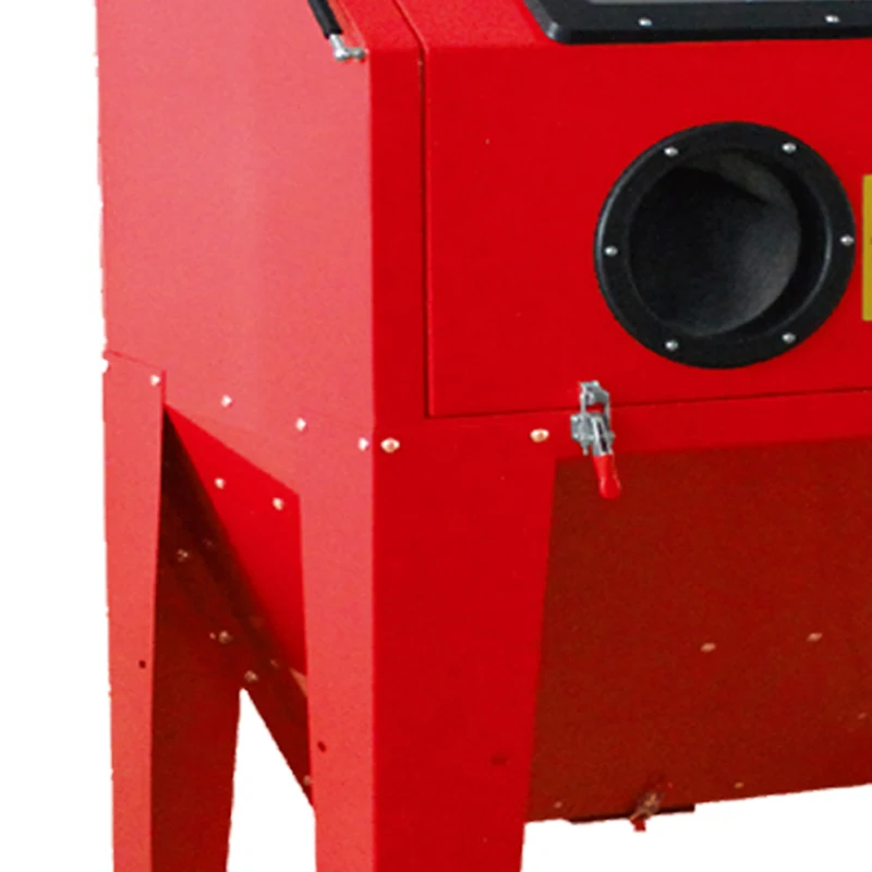 350L Sandblasting Cabinet Machine Built in Dust Collector Used Good Sales Sandblasting Cabinets