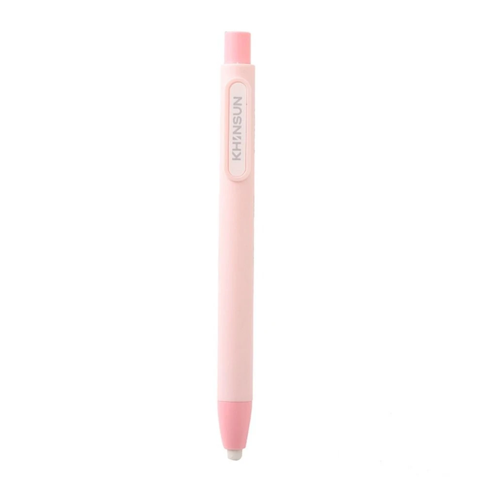 New Design Efficient Press Pencil Eraser Pen Style Writing Retractable Eraser Wiping Correction Pencil Rubber Student