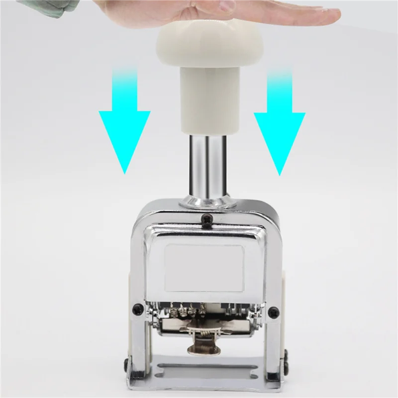 A34R 2X Automatic Coder 4Digit Number Machine Production Date Manual Coder Numbering Advance Machine Quick-Drying Ink Black