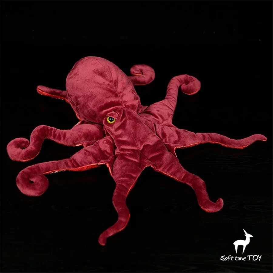 Octopus Plush Toy High Fidelity Squid Plushie Ocean Monster Peluche Lifelike Stuffed Animals Simulation Doll Kawai Toy Gifts Kid