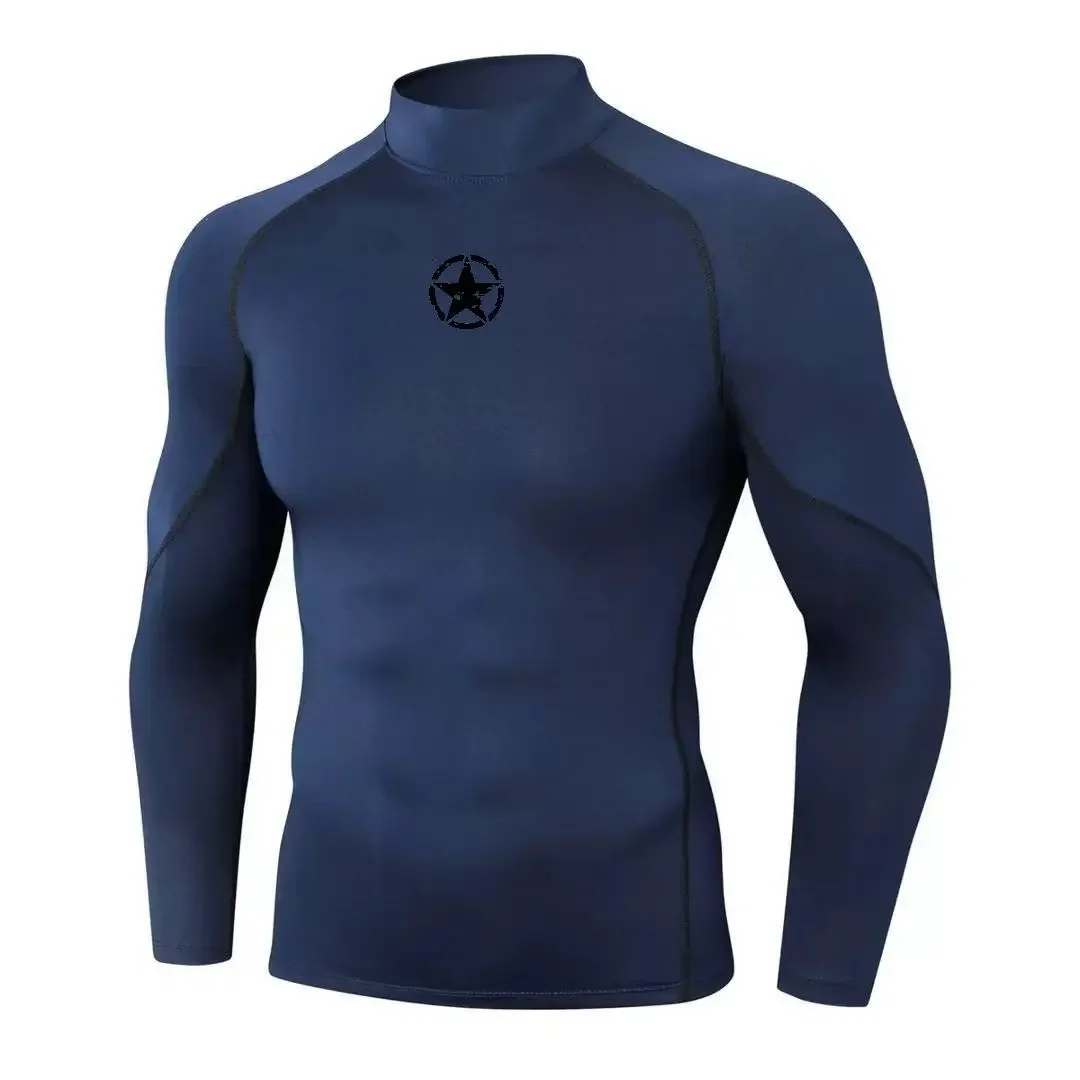 Men Sport T-shirt Quick Dry Bodybuilding Running Shirt Long Sleeve Compression Top Gym T Shirt Men Fitness Tight Men Underwear view 4