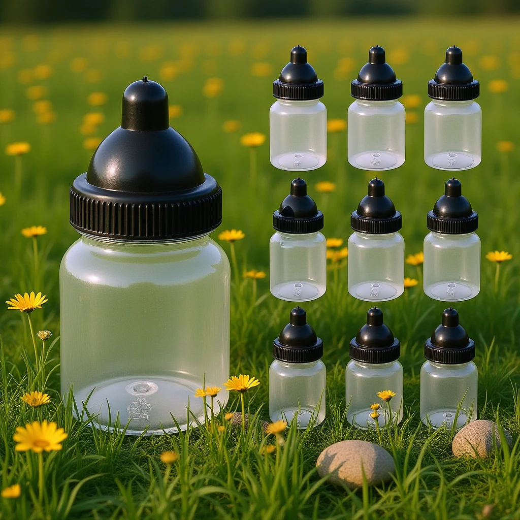 

12pcs Bottle Candy Boxes Clear Mini Plastic Bottles For Shower Party Favors Chocolate Packing Box Treat Container