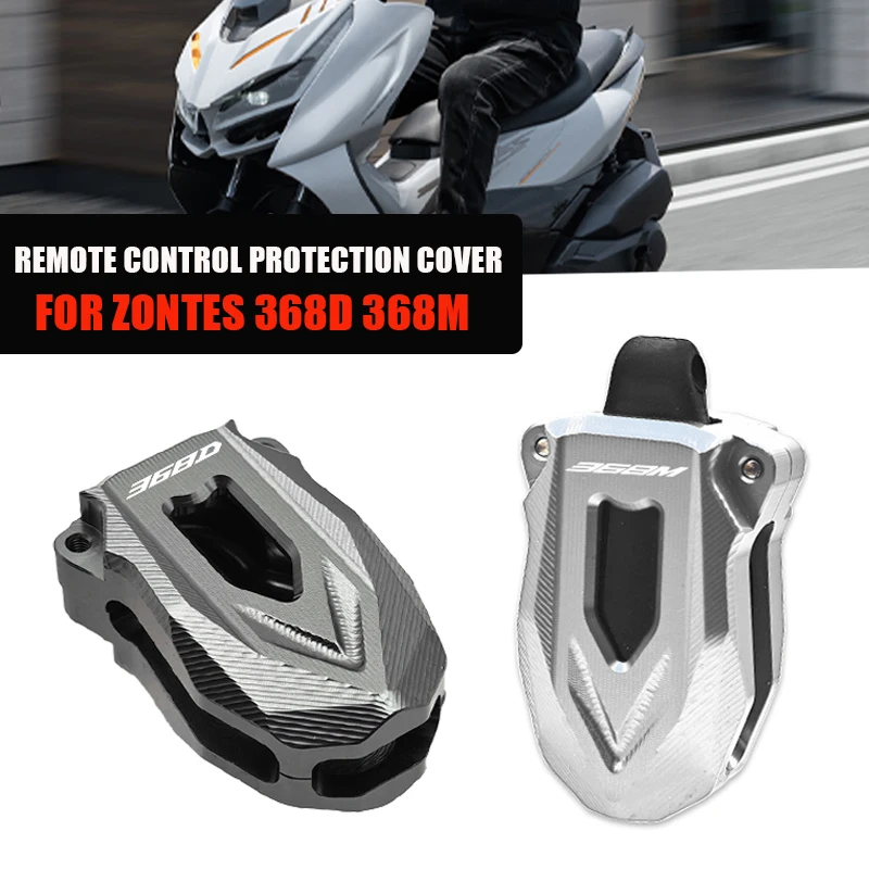 

For Zontes 368G 368E 368K 368M 368D ZT368 G M D 368d 2023-2025 Remote Control Protective Decorative Key Metal Shell Anti-Fall