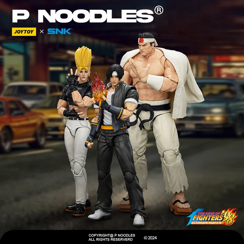 

In Stock Genuine Thekingoffighters98 Protagonist Team Kyo Kusanagi Benimaru Nikaido Can Be Used To Make Soldier Children'S Toys