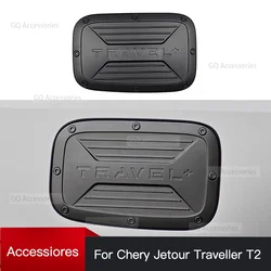 cherry Jetour Traveller 2023 2024 Jetour T2 Matte Black Fuel Tank Sticker Door Cover Protection Decoration