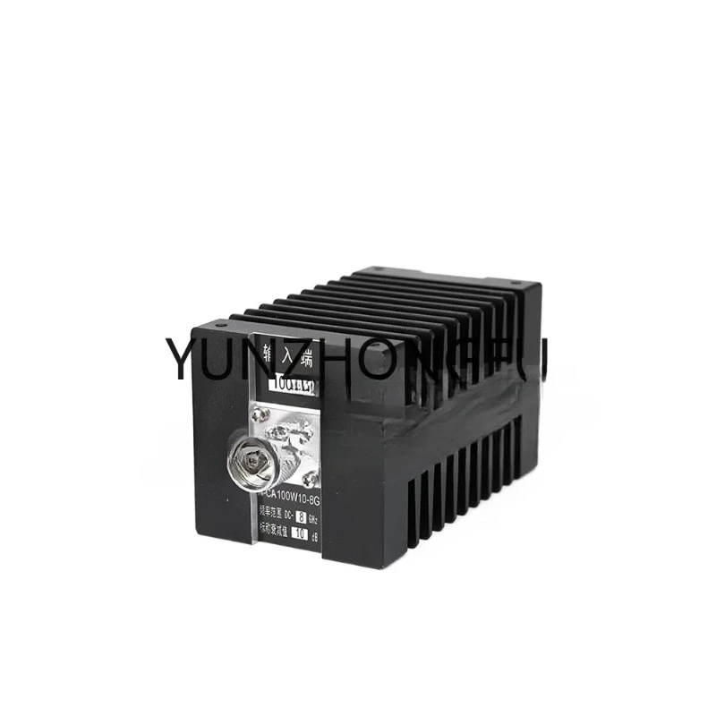 100W N-Type Radio-Frequency Attenuator High-Power Attenuator Coaxial Fixed Attenuator, DC-8GHz,1.35