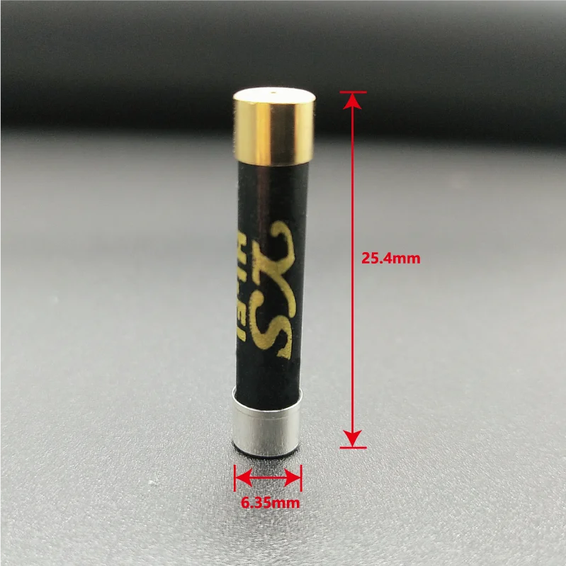 

New Enthusiast Gold Silver Copper Cap Nano Audio CD Power Amplifier Bile Fuse 6x25mm British Standard