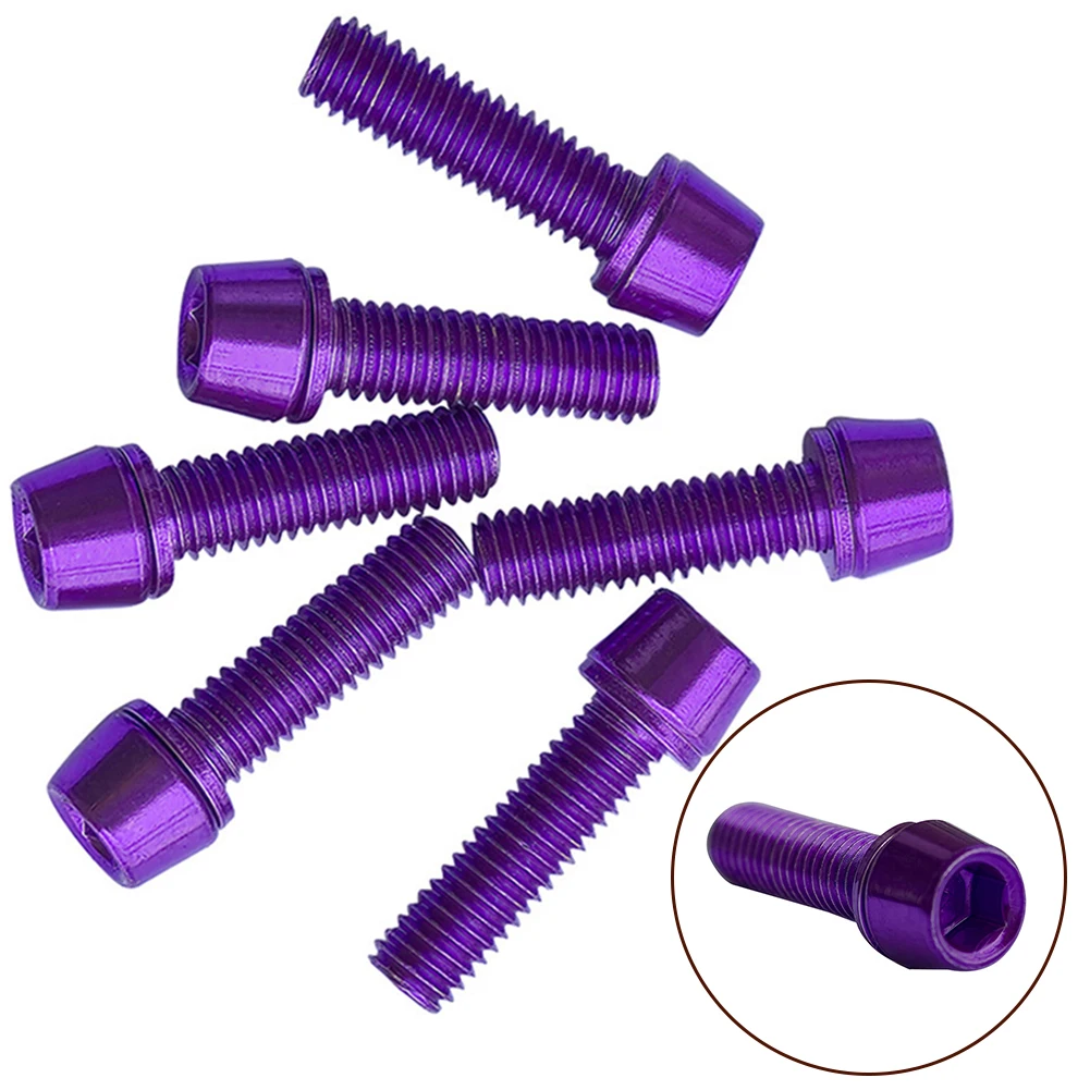 

Новый практичный винт Фиолетовые винты Фиолетовый 1 коробка - 29 грамм Винты для руля Высокоуглеродистая сталь Шестигранный ключ 4 мм