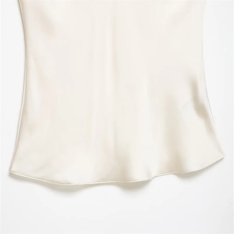 HH Damen Mode Spitze Patchwork Einfarbig Schicke Oberteile V-Ausschnitt Sexy Rückenfreie Ärmellose Schlanke Trägerbluse 2026 Sommer Strand Urlaubskleidung – Detail 7