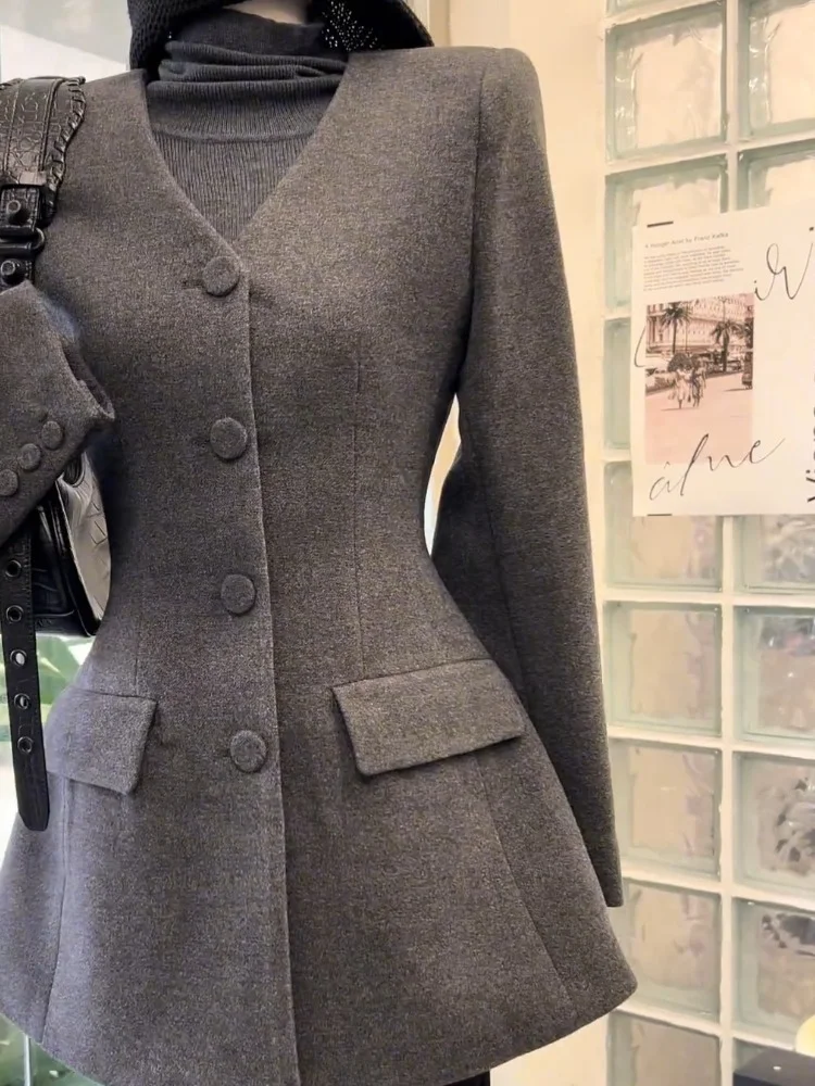 Ele ey Suit Jaet Early Autumn Small Fraance Sle Faionable 2025 New Arrival Unique Beautiful Top for Women