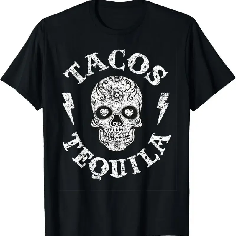 Tacos Tequila T Shirt Mexican Food Drinking