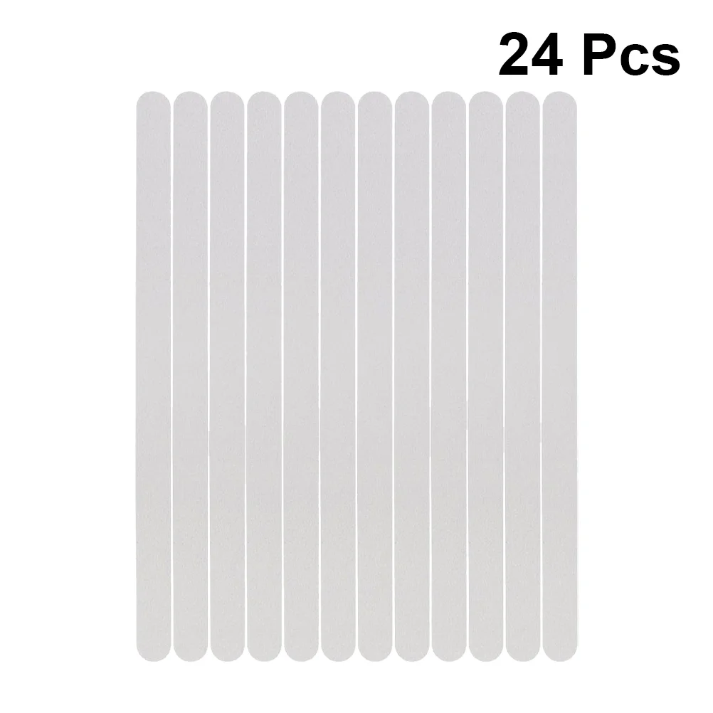 24 Pcs Shower Tub Mat Non Slip Waterproof Tape Adhesive Bath Treads Tray Anti-slip Strips Non-slip Bathtub