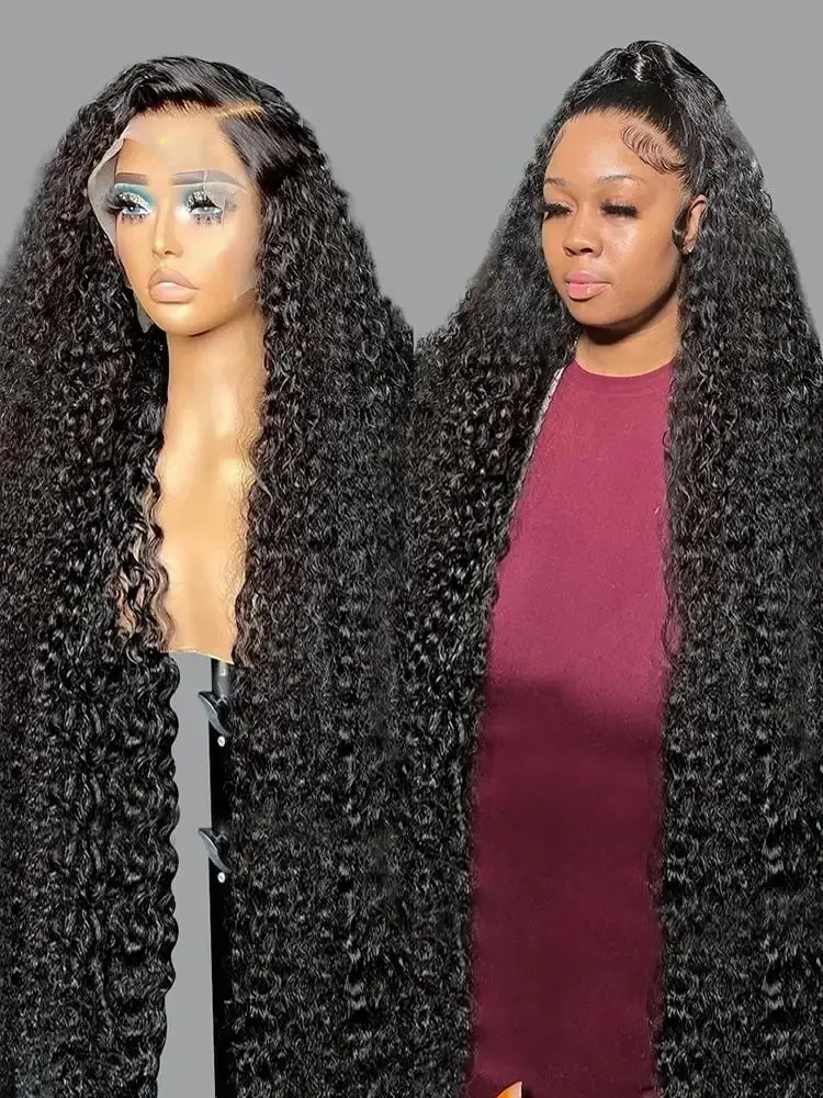 30 40 Inch Deep Wave 13x4 Hd Lace Frontal Wig Human Hair Water Wave Curly 13x6 360 Lace Front Human Hair Wigs Closure Wigs