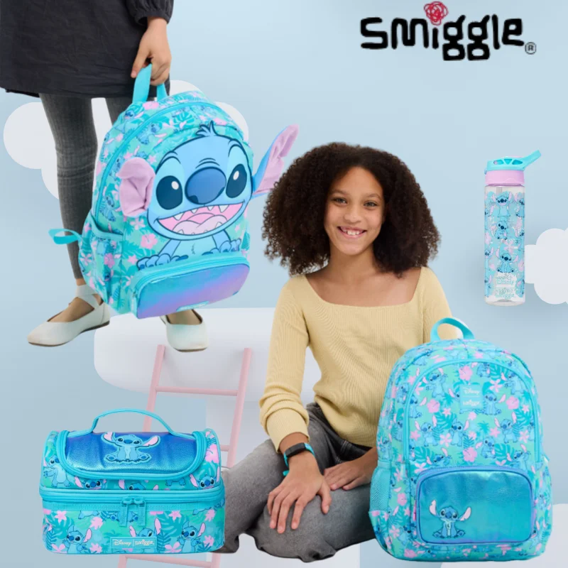 Горячие оригинальные австралийские школьные сумки Smiggle, рюкзак, сумка для обеда, бутылка для воды, студенческий подарок, школьная сумка, набор