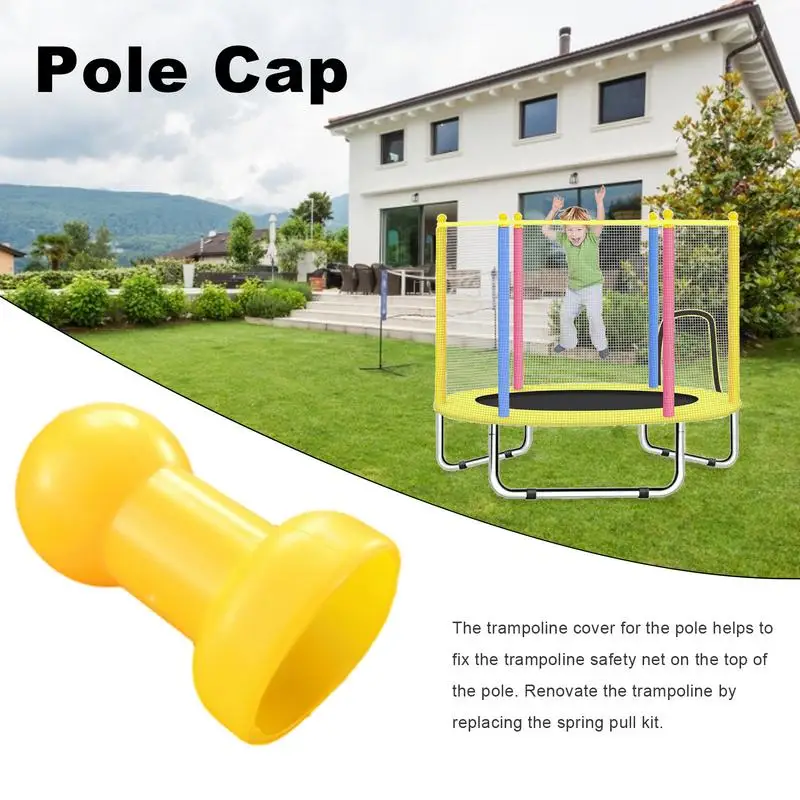 1 Pc Trampoline Pole Caps 1 inch Dia. Enclosure Pole Caps Accessory Safe Durable Trampoline CAPS for Trampoline Net Hook