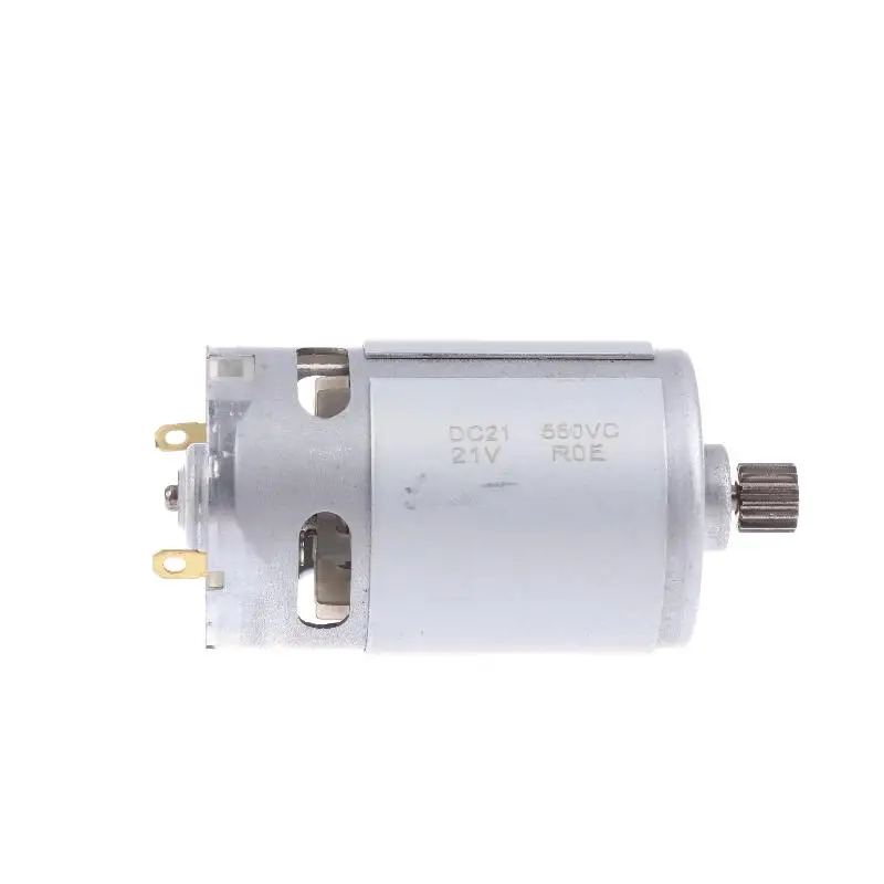 21V 14 Teeth Gear Micro DC Motor 550 28000RPM Electric Saw Motor For Mini Rechargeable Hand Saw Chainsaw