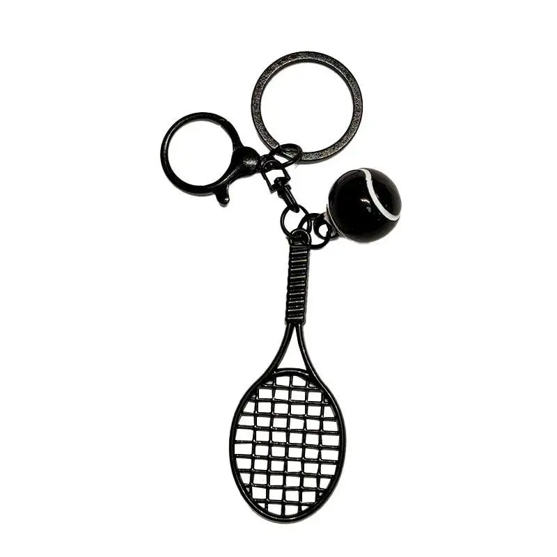 Mini-Schlüsselanhänger, Tennis-Party-Geschenke, Tennisball-Schlüsselring, Tennis-Taschenanhänger, Sport-Schlüsselanhänger für Jungen und Mädchen, Schule, Karneval, Belohnung – Detail 5