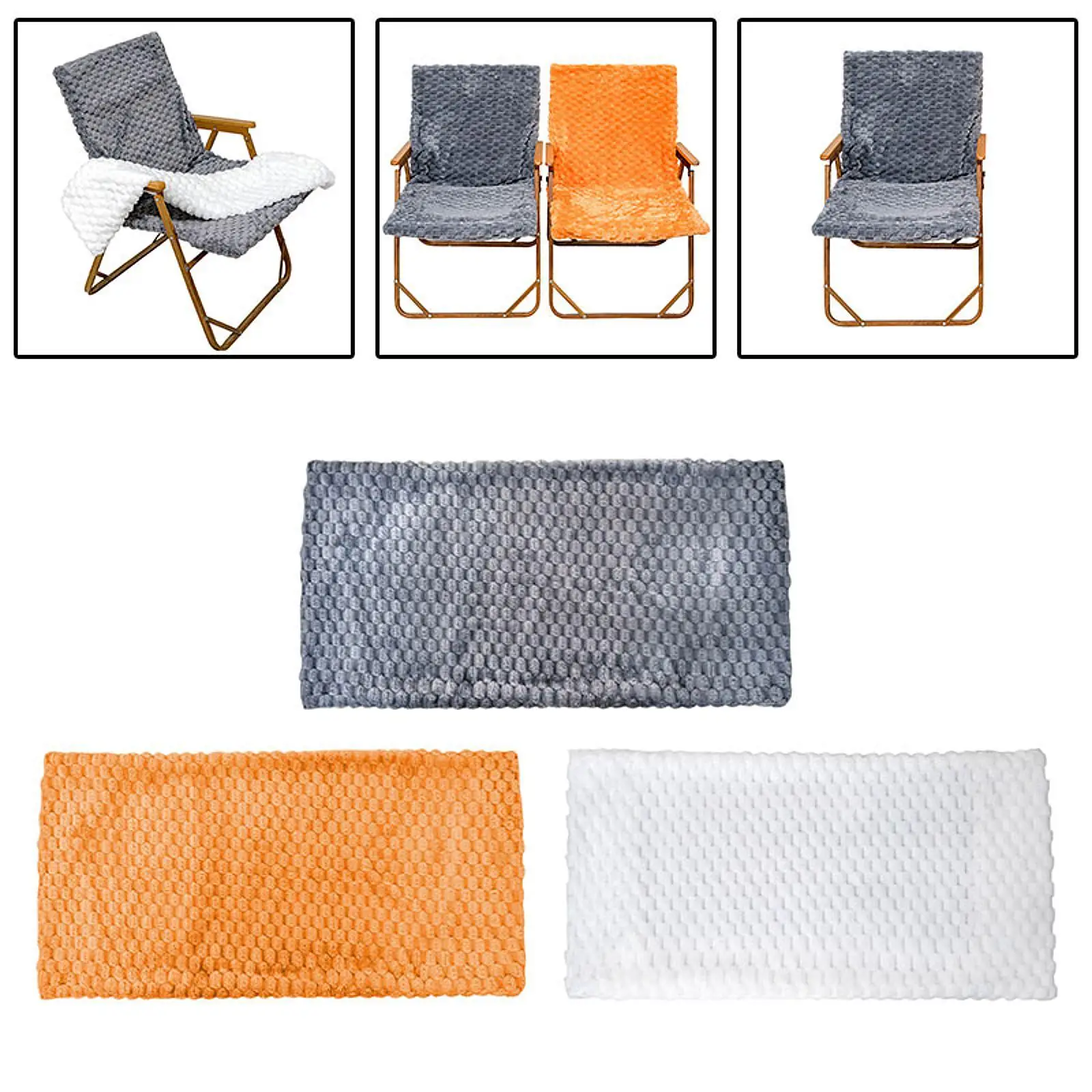 

Outdoor Folding Chair Cushion Lightweight Winter Autumn Indoor Removable Soft Comfortable Portable Fishing Chair Seat Mat Pad
