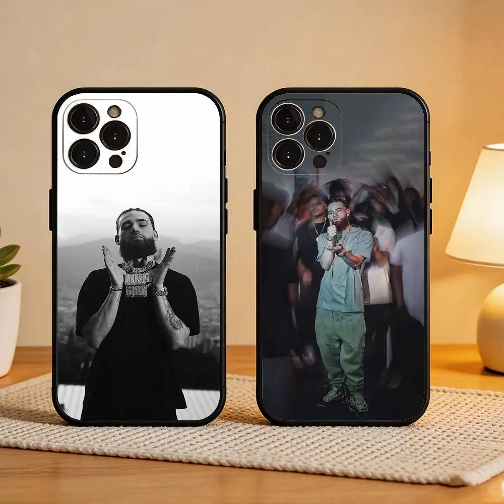 

Rapper H-Hades 66 Phone Case For iPhone17 16 15 14 13 12 11 Pro Max Plus,5G Soft Black Case