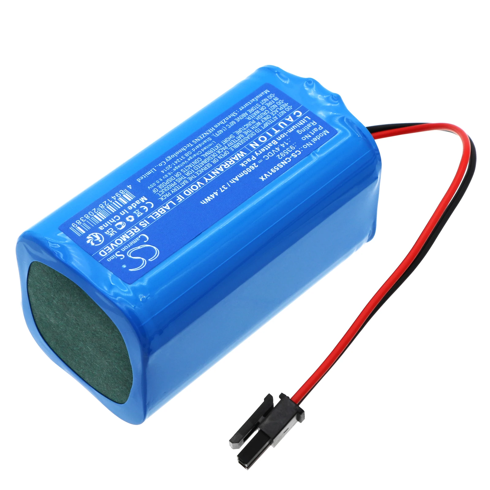 Baterai pengganti CS untuk CECOTEC Conga 5290 Ultra Home 93592 2600mAh / 37.44Wh