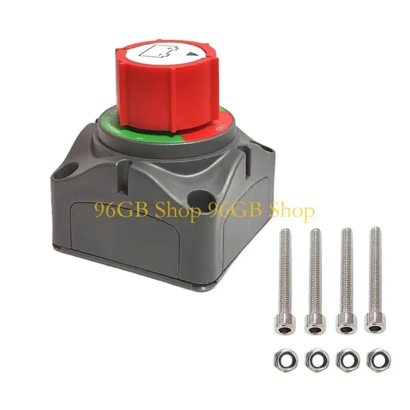 96GB Reliable Marine Battery Disconnect Switches 200A Capacity for Long Vehicle Storage Safety Auto Systems Preventing Battery