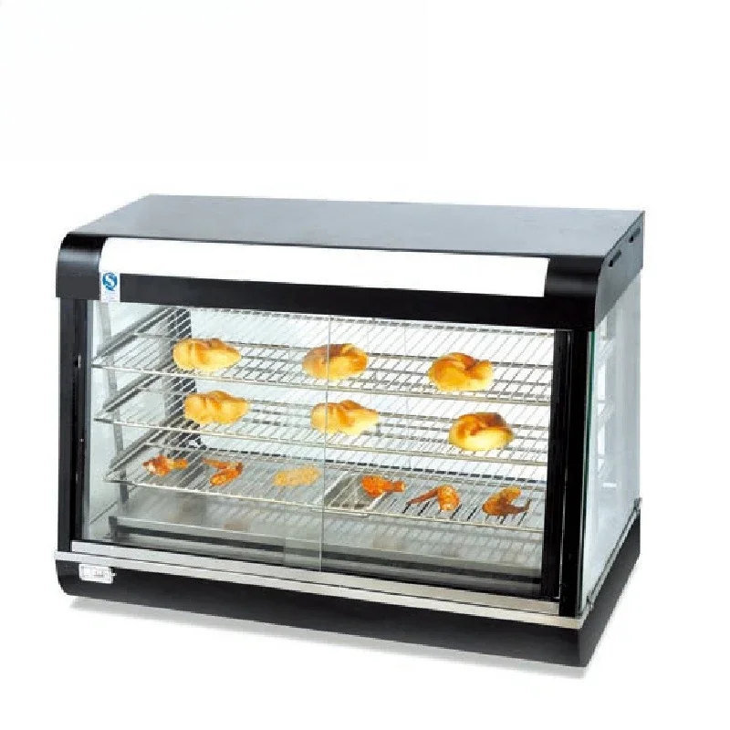 

Commercial food pizza pie warm display cabinet, snack electric heater display cabinet