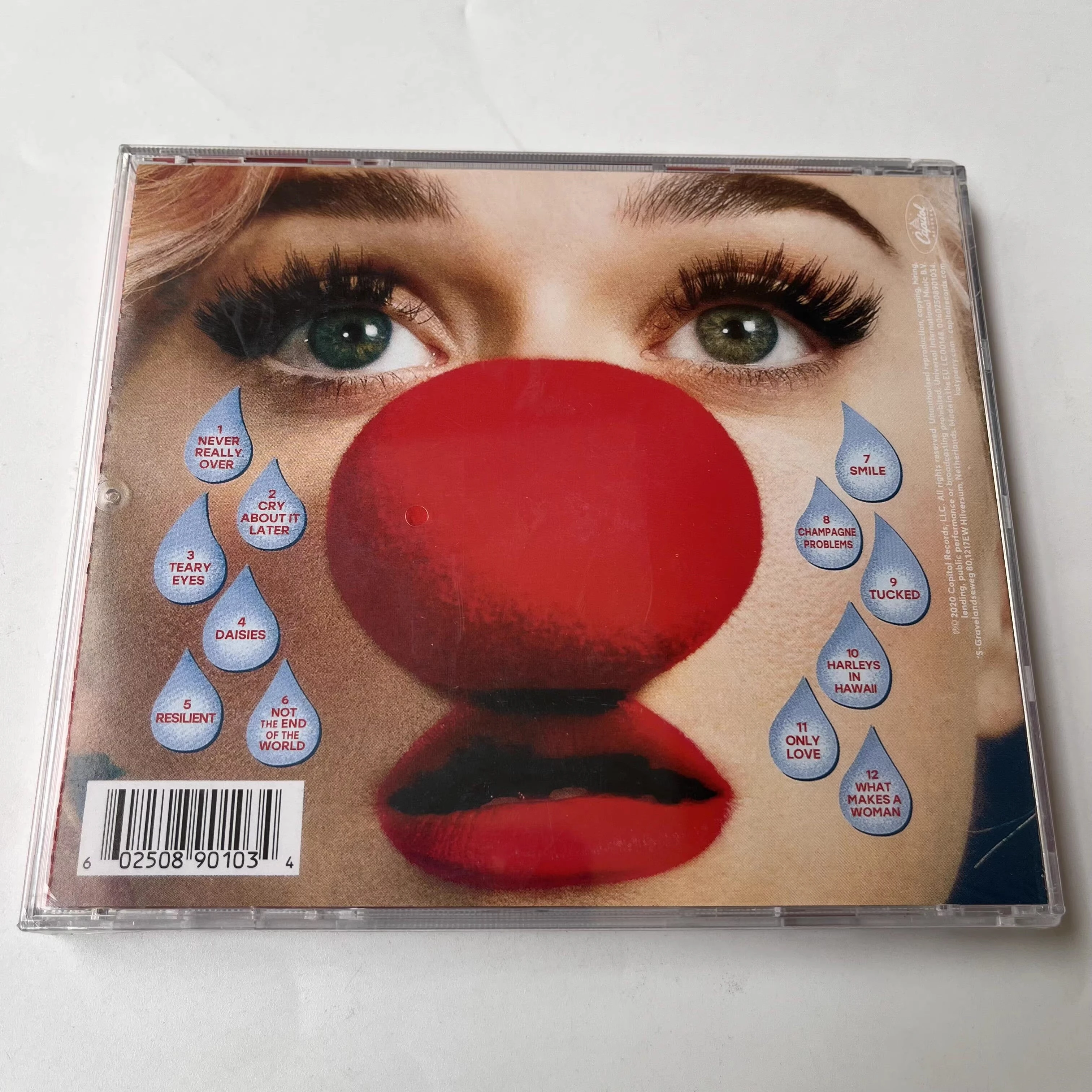 Classic Katy Perry Music CD Smile Album Cosplay Disc CD Walkman Car Play Songs Soundtracks Box Party Music Collection Gifts