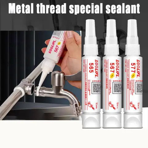 50ml Loctite 577 565 567 Pipe sealing glue Detachable metal piping Anaerobic glue Metal liquid raw material tape