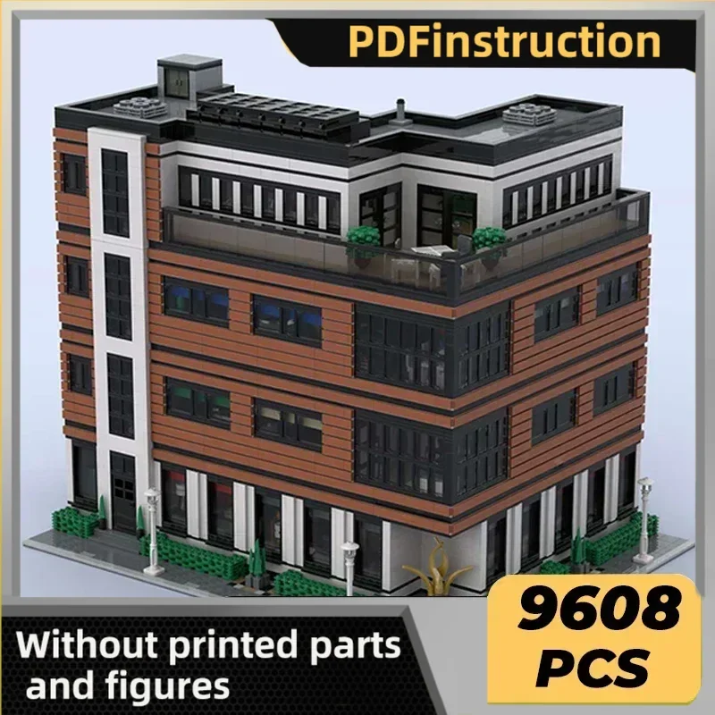 

Модель City Street View Moc, строительные кирпичи, роскошные апартаменты, технология, модульные блоки, подарки, рождественские игрушки, наборы «сделай сам», сборка