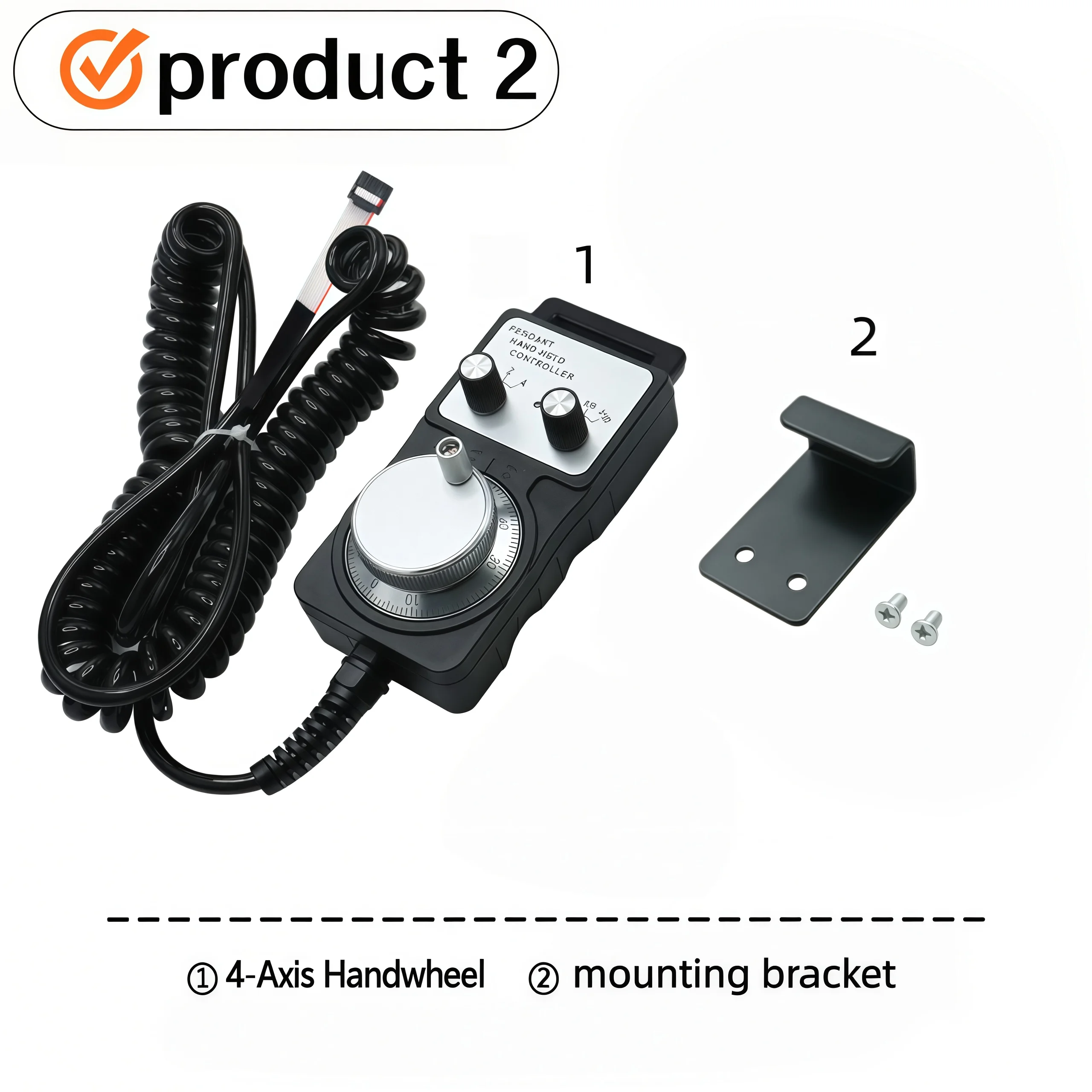4-Achsen-MPG-Handrad + Mach3 USB-Schnittstellenkarten-Kit CNC Manueller Impulsgenerator Handsteuergerät für Router-, Gravur- und Fräsmaschinen | EU-Lager 24-Stunden-Versand ohne Mehrwertsteuer – Detail 2