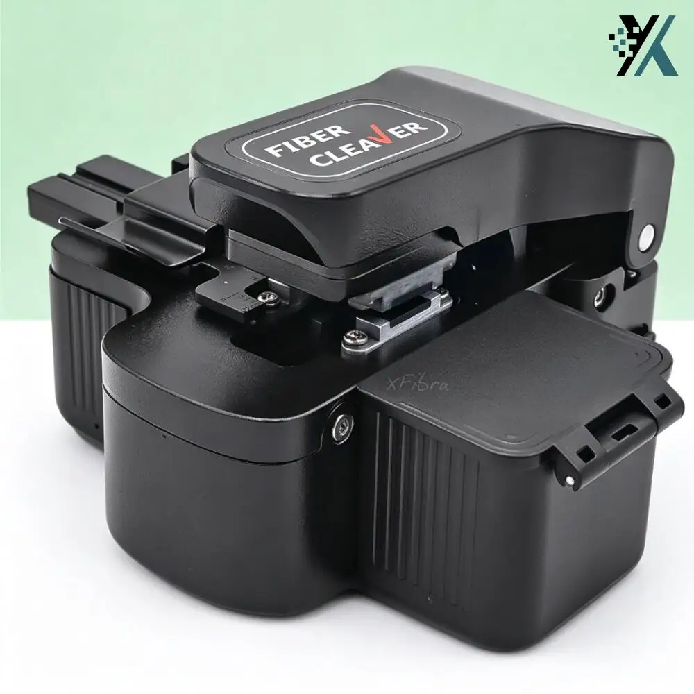 TM986 High Accuracy Optical Fiber Cleaver One-Step Operation 48000 Cleave Count for Fusion Splicing & Mechanical Splicing
