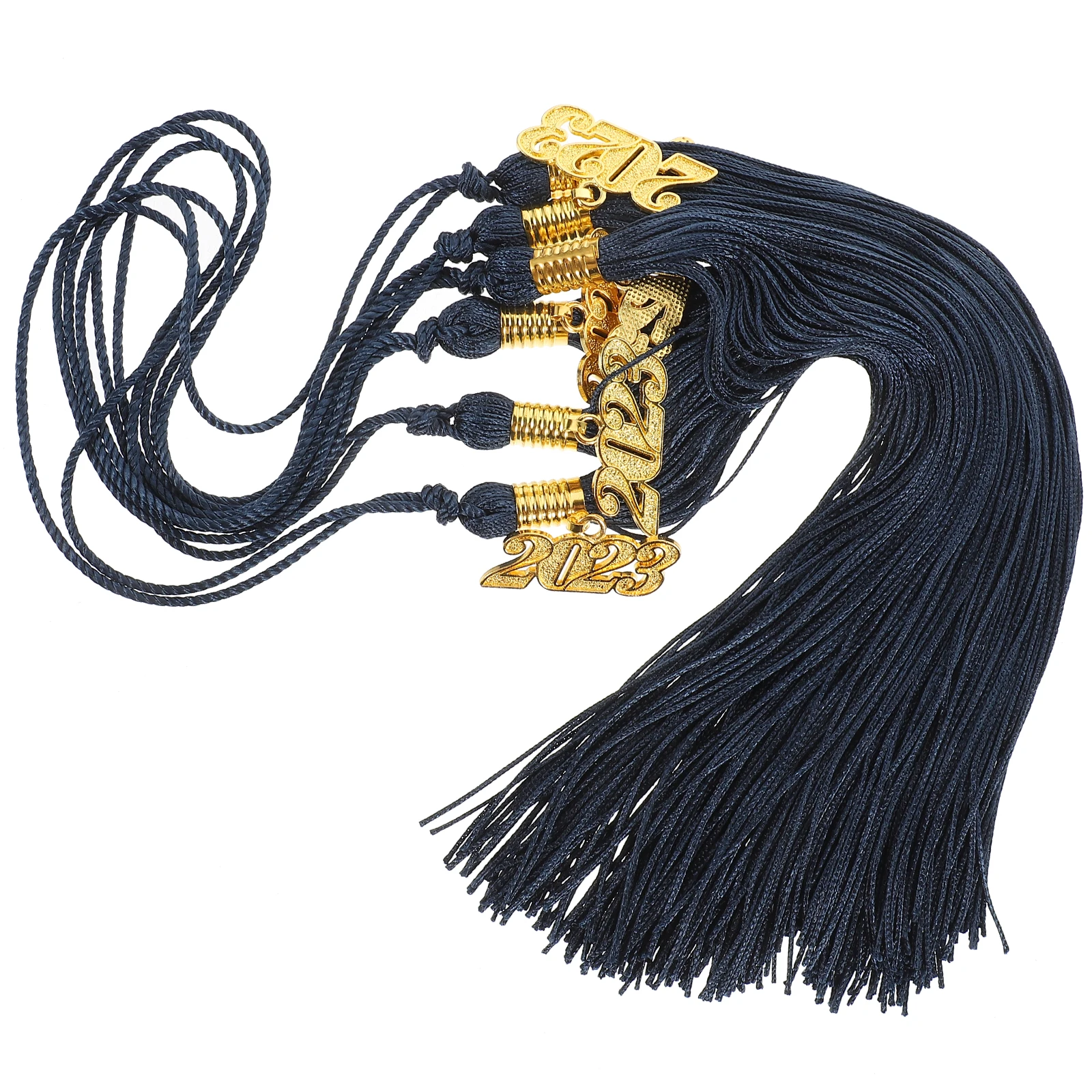 

6pcs Doctor Tassel 2023 Graduation Polyester Students Academic Graduation Supplies Cap Child Decor Supplies Elastic